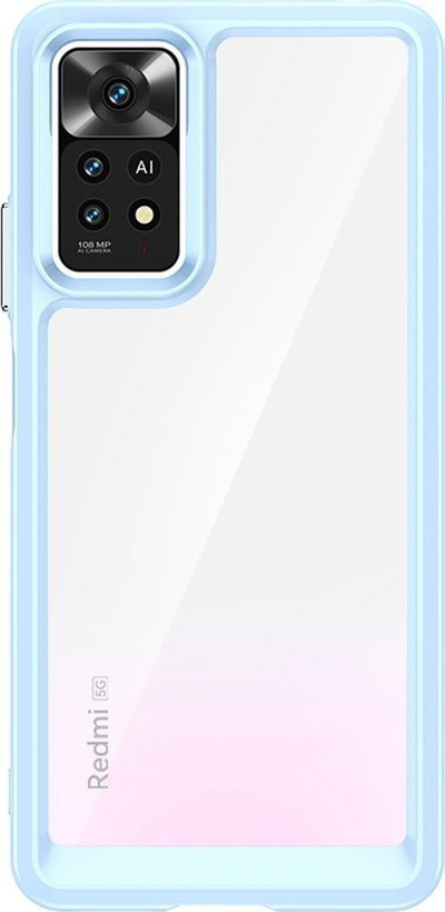 Kapak telefoni Outer Space për Xiaomi Poco X5 Pro 5G Redmi Note 12 Pro, transparent, TPU PC, blu