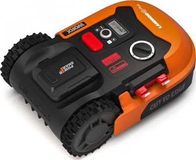 Robot kositës bari Worx WR165E, 500 m², 18 cm, portokalli