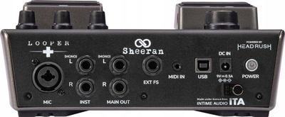 Pedal looper Sheeran Loopers SHEERANLOOPER+XUS, i vogël, për kitarë, i zi