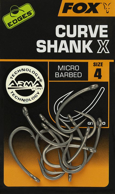 Set grepash Edges Curve Shank X, madhësia 4 (CHK223)
