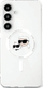 Maskë telefoni Karl Lagerfeld MagSafe për Samsung Galaxy S25 Plus, polikarbonat dhe TPU, transparente