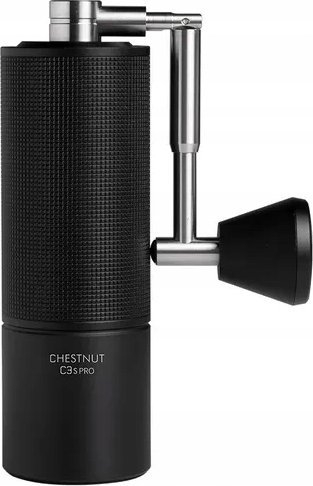 Mulli manual për kafe Timemore C3 ESP Pro, burr çeliku, për espresso dhe filter, i zi