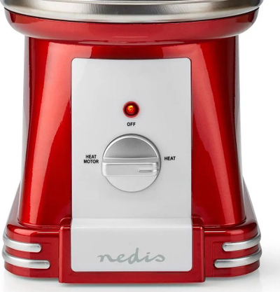 Fontanë çokollate Nedis Retro, me 3 kate, 500 ml 90W, e kuqe me të bardhë