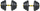 Set hantellash Outliner Adjustable Dumbbell Set, 20 kg, i zi