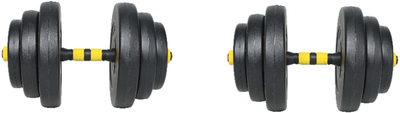 Set hantellash Outliner Adjustable Dumbbell Set, 20 kg, i zi
