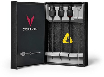 Set gjilpërash për verë Coravin Timeless 3 Needle Kit, çelik inox, 3 copë, argjendtë