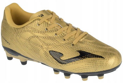 Këpucë futbolli për fëmijë Joma Evolution Jr 26 EVJS FG, për bar natyral, me lidhëse, ngjyrë ari