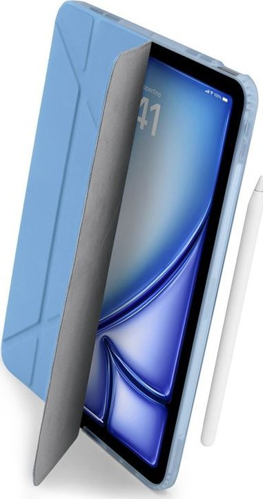 Futrollë tableti Pipetto Origami No1, për iPad Air 11" 2024 dhe 10.9" 2022 2020, blu e çelët