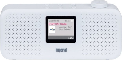 Radio portative Imperial DABMAN 16, DAB+, FM, e bardhë