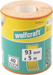 Rrip letre zmerili Wolfcraft 3176000, granullim 240, 5 m, 93 mm