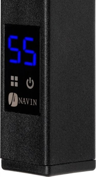 Radjator banjoje elektrik Navin Largo, 500x1200 mm, me sensor, i zi