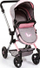 Karrocë lodër për kukulla Bayer City Baby Doll Pram, dorezë e rregullueshme, palosëse, gri