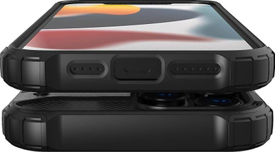Mbrojtëse telefoni Hurtel Hybrid Armor, për iPhone 13 Pro, blu