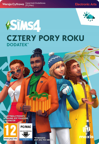 Lojë PC EA The Sims 4 Seasons DLC, çelës digjital, Origin