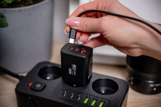 Karikues Newell GaN 65W, USB-C, i zi