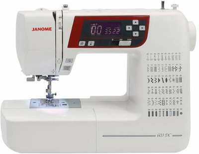 Makinë qepëse Janome 603 DC, 60 qepje, elektronike, e bardhë