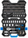 Set veglash KingTul KT-41151-5, 115 pjesë, 1/4" dhe 1/2", profil 6 këndësh