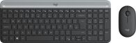 Set tastierë dhe maus Logitech MK470 Slim Wireless, me numpad, me receiver USB, ngjyrë grafit