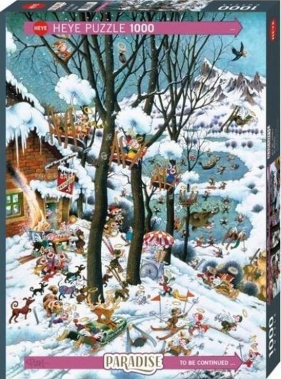 Puzzle Heye Paradise in Winter, 1000 copa, dimëror, shumëngjyrësh