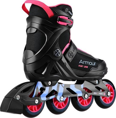 Patina inline Nils Extreme Armour NA22151, nr. 39, ABEC 7, e zezë me rozë