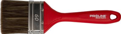Furçë e rrafshët Pro-Line Standard, 30mm, dorezë plastike, për dru