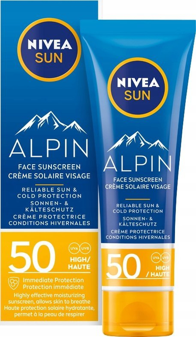 Krem fytyre Nivea Sun Alpin, SPF 50, 50ml