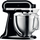 Mikser planetar KitchenAid Artisan 5KSM185PSEOB, enë inoksi, motor i fuqishëm, i zi