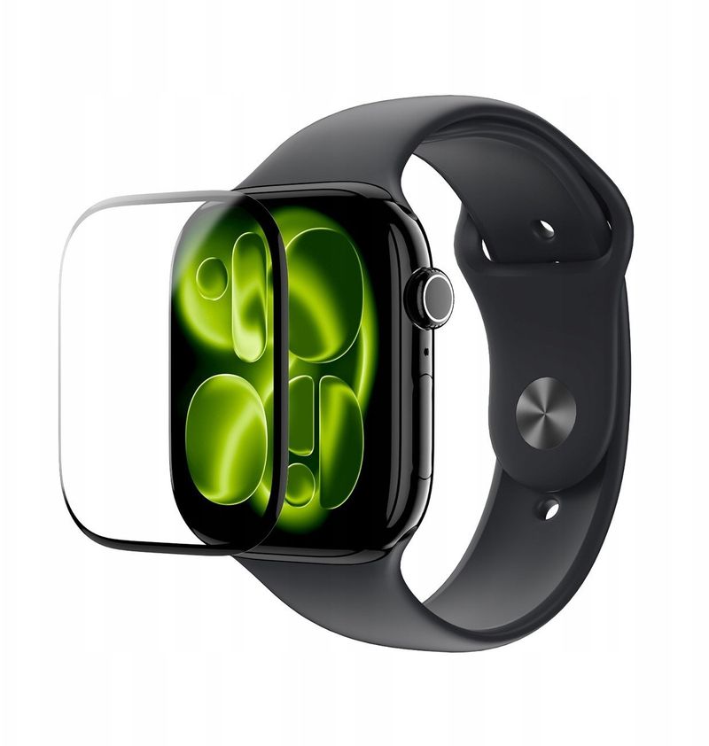 Xham mbrojtës Amazingthing Radix për Apple Watch Series 11, 46mm, fortësi 9H, transparencë e lartë