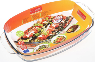 Enë pjekjeje Woł, 3.6L, xham borosilikat, transparente