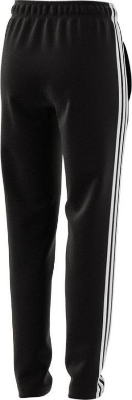 Pantallona sportive për vajza Adidas 3 Stripes Essentials, pamje slim, të zeza me vija të bardha