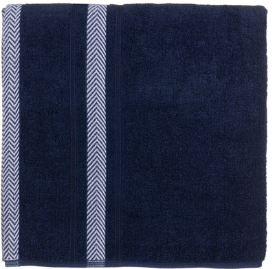 Peshqir Domoletti Soft Navy Persian Venetian, 450 GSM, 70 x 140 cm, blu e errët