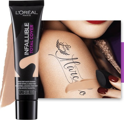 Fondatinë L'Oréal Infallible Total Cover 32 Amber, mbulim i plotë, 35g