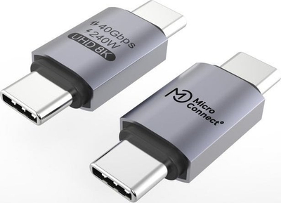 Kabllo USB Microconnect USB4 CC 240W, USB C me USB C, 240W, e zezë
