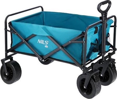 Karre transporti NILS CAMP Tourist Cart NC1607, 100L, paloset, blu