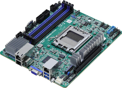 Матична плоча за сервер ASRock AM5D4ID-2T-BCM, AMD Ryzen 7000 AM5, Mini-ITX, Двоен 10G LAN