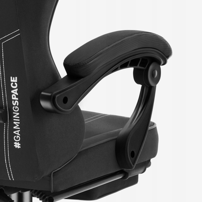 Karrige gaming Force 3.7 Carbon, ergonomike, me jastëk qafe dhe mesi, e zezë