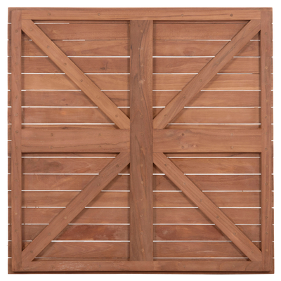 Tapetë tavoline Hm SQUARE HM18137, dru teak, 80x80 cm, natyrale