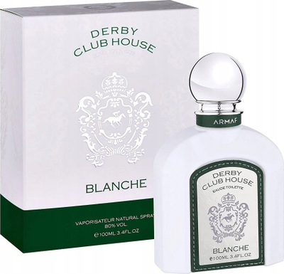 Parfum Armaf Derby Club House Blanche, Eau de Toilette, 100ml, i bardhë