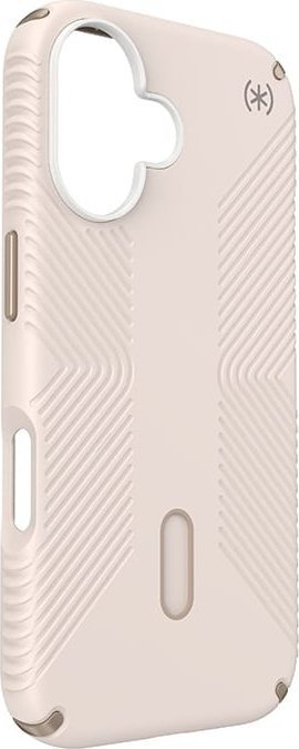 Mbulesë Speck Presidio2 Grip MagSafe iPhone 16, ClickLock, e bardhë me të artë