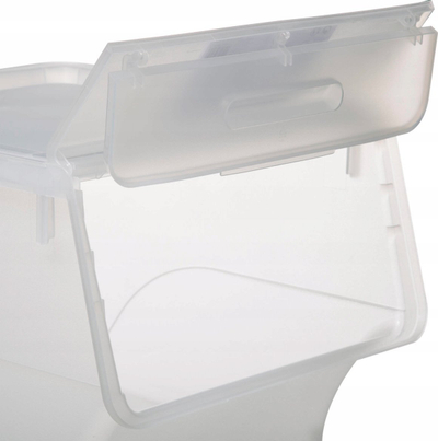 Kuti plastike 5 Five Simply Smart, 34L, me hapje nga përpara, transparente