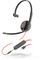 Kufje Plantronics Poly C3215, USB-C, të zeza