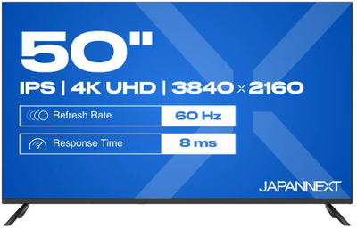 TV JapanNext 4K UHD, 50\", 127 cm, i zi