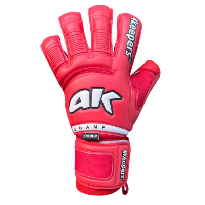Doreza portieri 4KEEPERS Champ Colour, SUPER SOFT GRIP, të kuqe