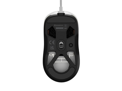 Mouse gaming Genesis NMG-2190, 12000 dpi, me kabllo, i bardhë