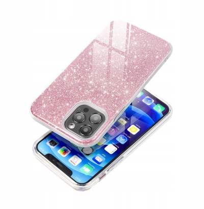 Mbrojtëse telefoni Futera Shining për Samsung S25 Plus, efekt me shkëlqim, transparente