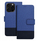 Këllëf libër OEM GOMMA Book për iPhone 17 Pro Max, TPU, me xhepa për karta, blu