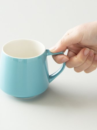 Filxhan Origami Aroma Mug, 320 ml, porcelan, turquoise
