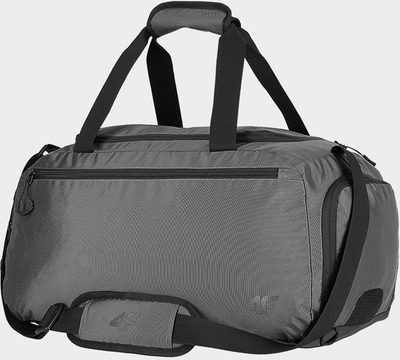 Çantë sporti 4F Bag 4FSS23ABAGM025, me shirit shpatulle, material sintetik, gri