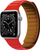 Rrip ore inteligjente Hurtel Magnetic Strap për Apple Watch 7 41mm, magnetik, i kuq
