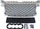 Grilë përpara Audi A4 B8 RS-style, 2008-2012, PDC, krom-ezezë
